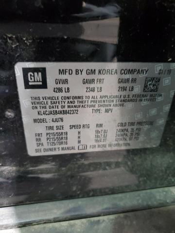 2019 BUICK ENCORE PRE - KL4CJASB4KB842372