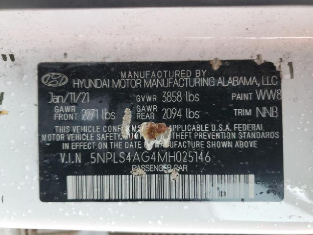 2021 HYUNDAI ELANTRA SE - 5NPLS4AG4MH025146