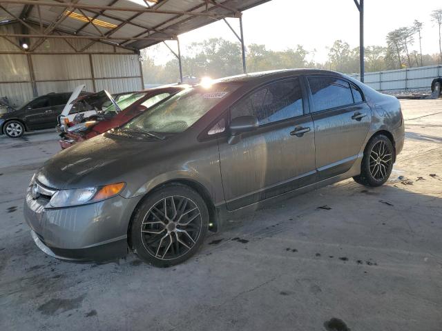 HONDA CIVIC LX 2008 charcoal  gas 1HGFA16578L048963 photo #1