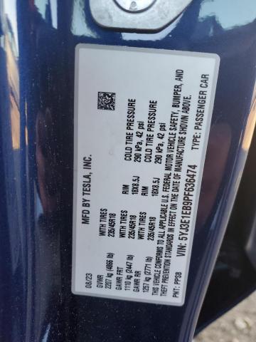 2023 TESLA MODEL 3 - 5YJ3E1EB9PF636474