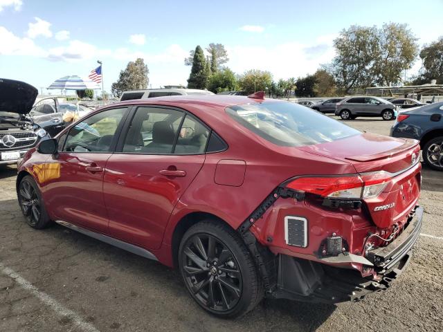 TOYOTA COROLLA LE 2024 burgundy  hybrid engine JTDBCMFE8RJ032860 photo #3