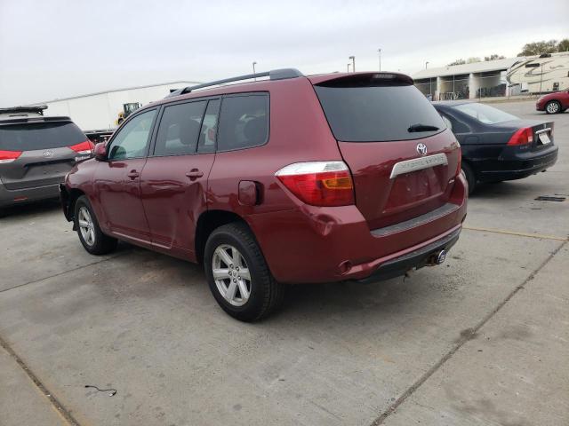 TOYOTA HIGHLANDER 2010 red 4dr spor gas 5TDBK3EH1AS023935 photo #3