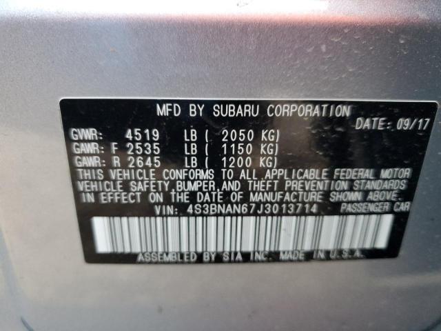 2018 SUBARU LEGACY 2.5 - 4S3BNAN67J3013714