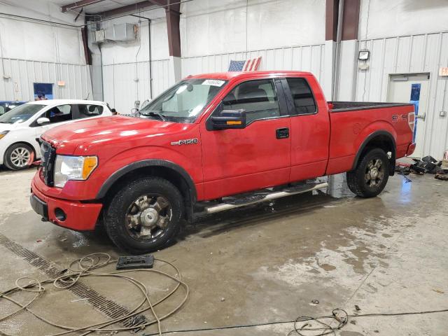 FORD F150 SUPER 2010 red  flexible fuel 1FTFX1EVXAKE24095 photo #1