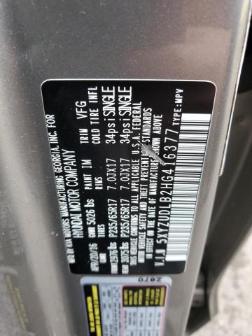 2017 HYUNDAI SANTA FE S - 5XYZUDLB2HG416377