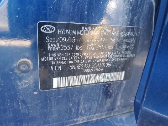 2016 HYUNDAI SONATA SE - 5NPE24AF3GH301966
