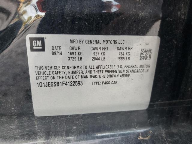 VIN 1G1JE6SB1F4122593 2015 CHEVROLET SONIC no.12