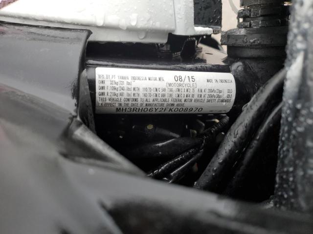 2015 YAMAHA YZFR3 MH3RH06Y2FK008970
