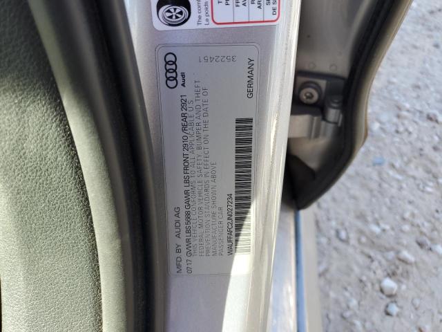 2018 AUDI S6 PREMIUM WAUFFAFC2JN027234
