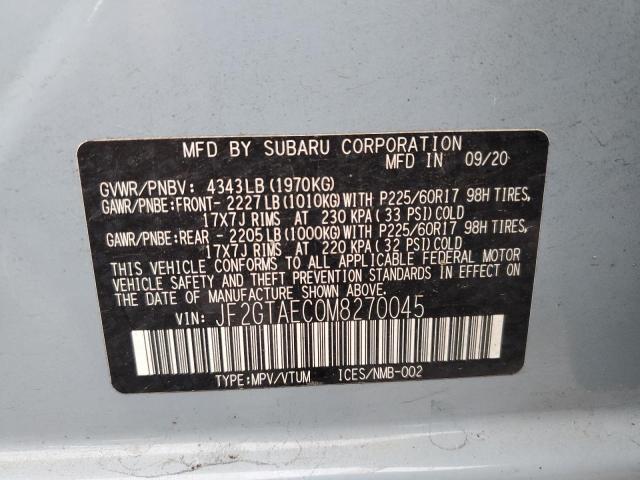 2021 SUBARU CROSSTREK - JF2GTAEC0M8270045