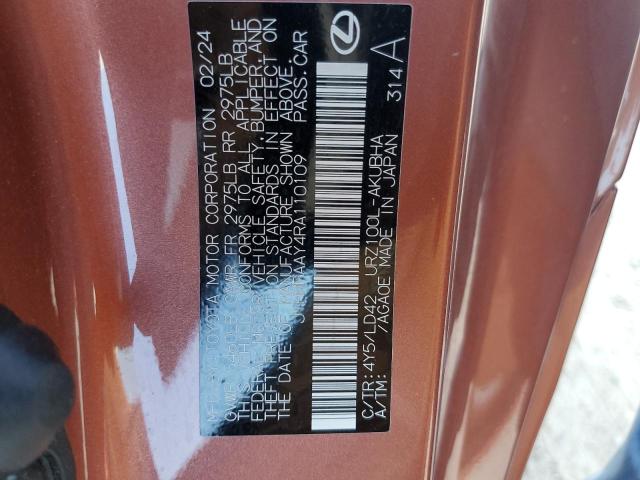 2024 LEXUS LC 500 JTHMPAAY4RA110109