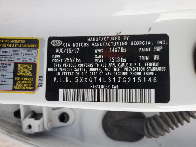 2018 KIA OPTIMA LX - 5XXGT4L31JG215146