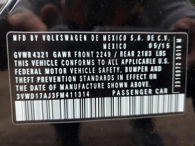2015 VOLKSWAGEN JETTA SE - 3VWD17AJ3FM411314