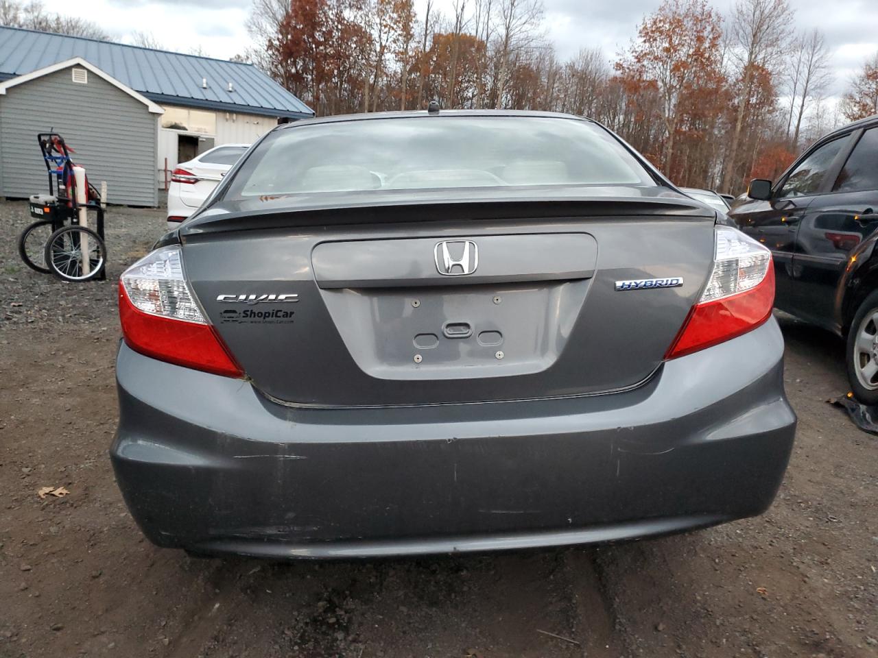 Lot #2958202539 2012 HONDA CIVIC HYBR