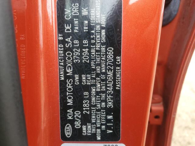 2021 KIA FORTE GT L - 3KPF34AD6ME270860