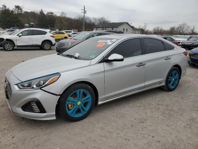 HYUNDAI SONATA SPO 2018 silver  gas 5NPE34AFXJH681067 photo #1