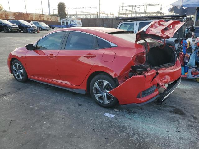 HONDA CIVIC LX 2019 red  gas 2HGFC2F68KH507012 photo #3