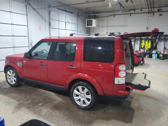 LAND ROVER LR4 HSE LU 2013 red  gas SALAK2D40DA681485 photo #3