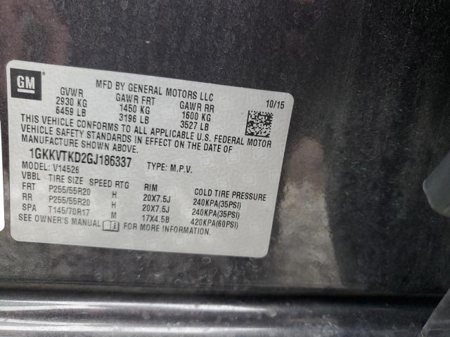 2016 GMC ACADIA DEN - 1GKKVTKD2GJ186337