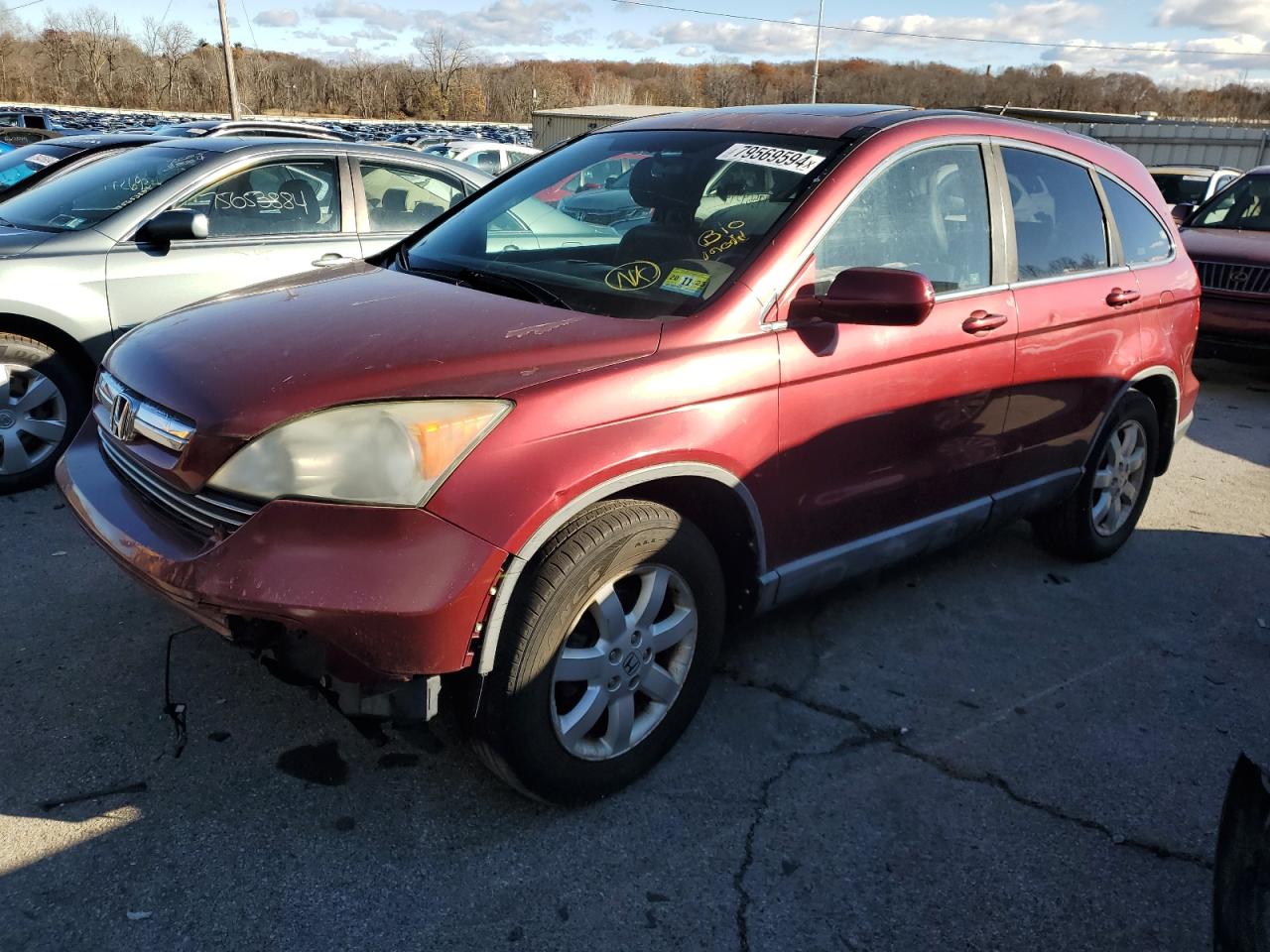 Lot #2974307500 2008 HONDA CR-V EXL