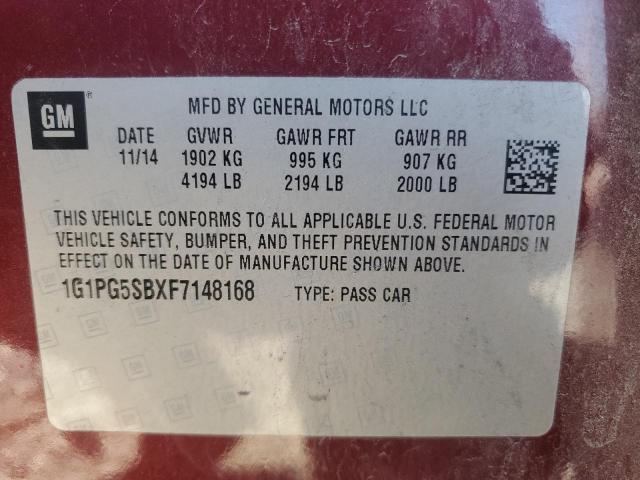 2015 CHEVROLET CRUZE LTZ - 1G1PG5SBXF7148168