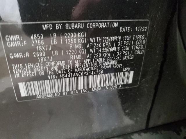 2023 SUBARU OUTBACK LI 4S4BTANC0P3144760