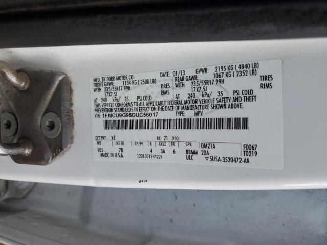 VIN 1FMCU9G96DUC56017 2013 FORD ESCAPE no.13