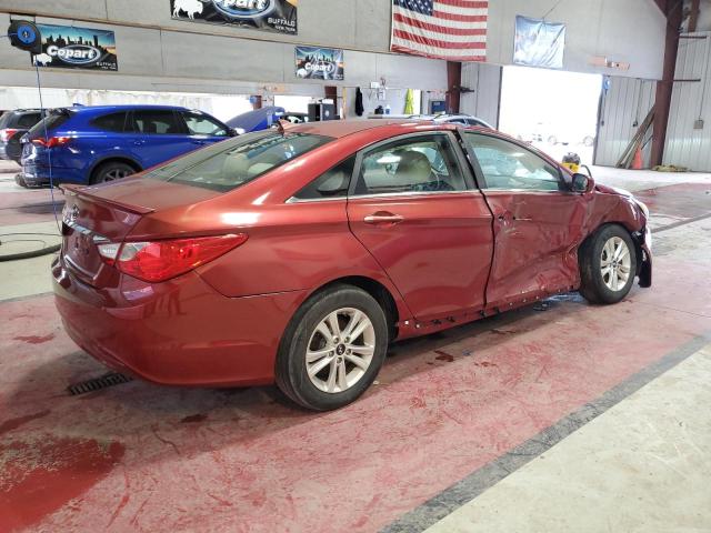 HYUNDAI SONATA GLS 2013 red sedan 4d gas 5NPEB4AC5DH746694 photo #4