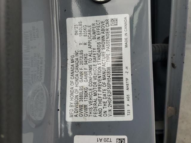 2023 HONDA CIVIC SPOR - 2HGFE2F56PH543838