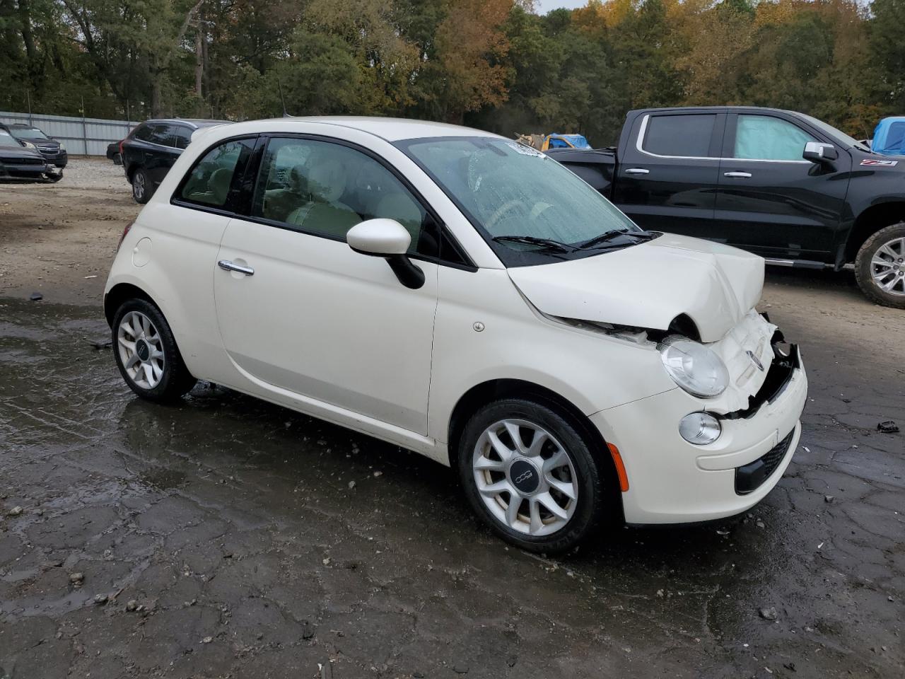 Lot #3006389147 2016 FIAT 500 EASY