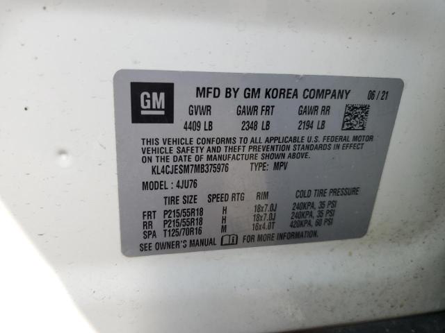 2021 BUICK ENCORE PRE - KL4CJESM7MB375976
