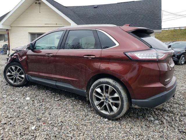 FORD EDGE TITAN 2016 maroon  gas 2FMPK4K95GBC10142 photo #3