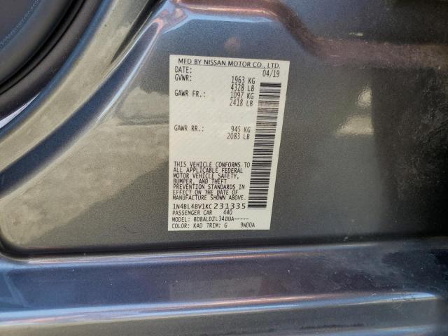 2019 NISSAN ALTIMA S - 1N4BL4BV1KC231335