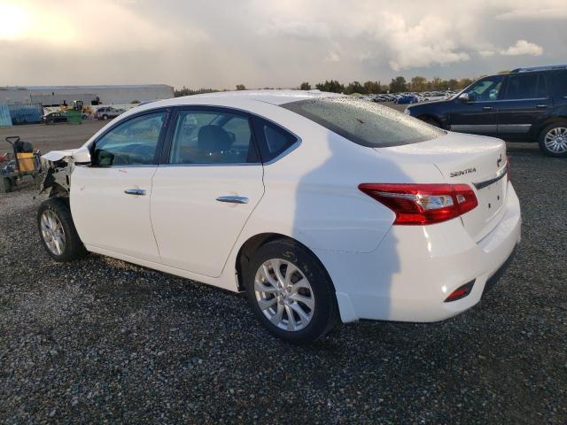 NISSAN SENTRA S 2019 white  gas 3N1AB7AP0KY400445 photo #3