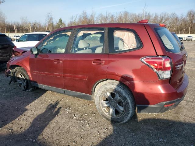 SUBARU FORESTER 2 2017 red  gas JF2SJAAC0HG588622 photo #3