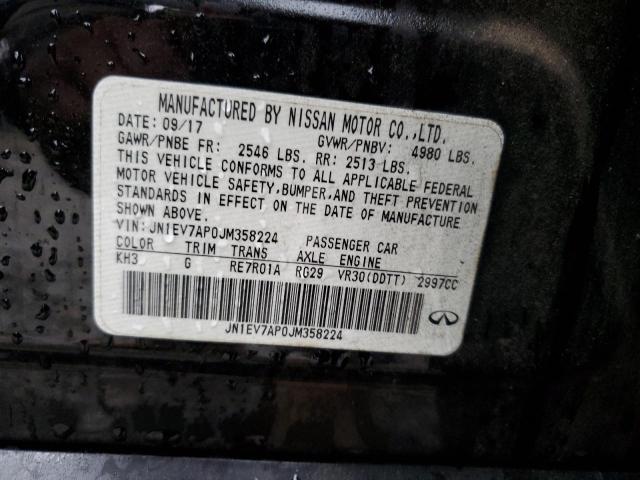 2018 INFINITI Q50 LUXE - JN1EV7AP0JM358224
