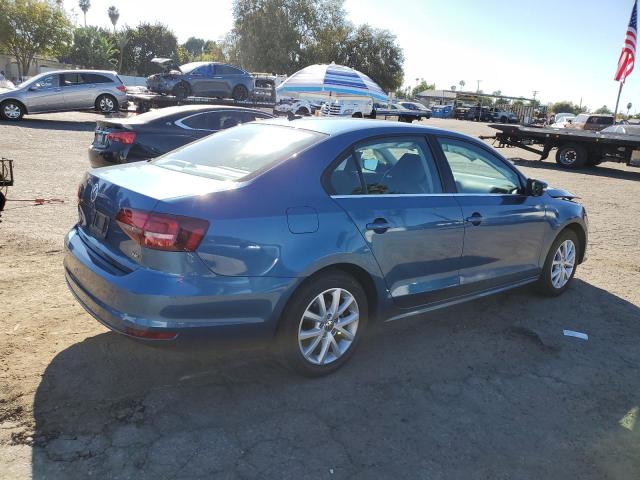 VOLKSWAGEN JETTA SE 2017 blue  gas 3VWDB7AJ0HM308075 photo #4