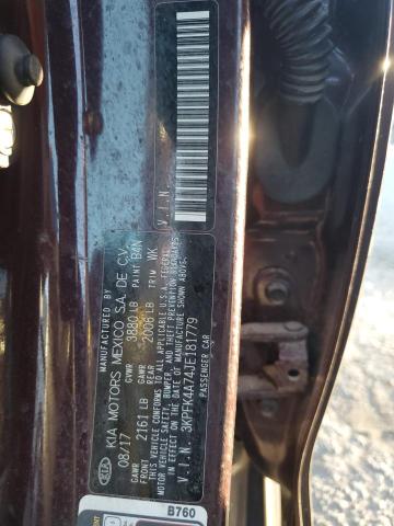 VIN 3KPFK4A74JE181779 2018 KIA FORTE no.12