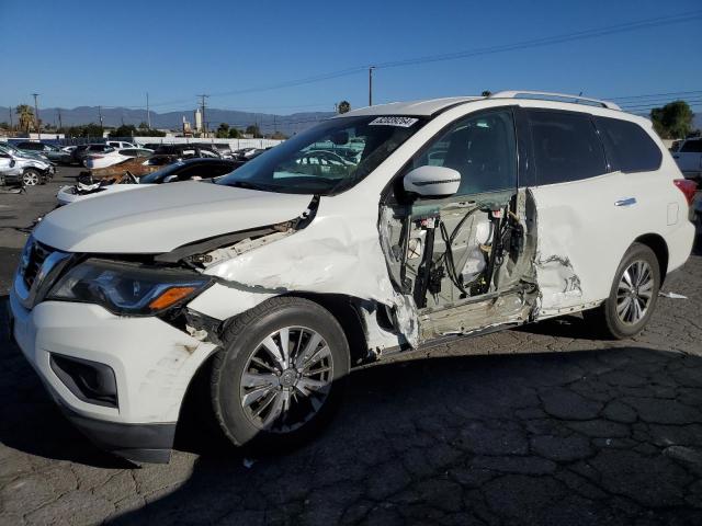 NISSAN PATHFINDER 2017 white  gas 5N1DR2MN1HC681641 photo #1