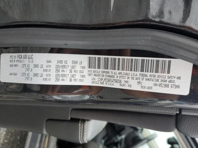 2015 JEEP CHEROKEE L - 1C4PJMCS6FW758236