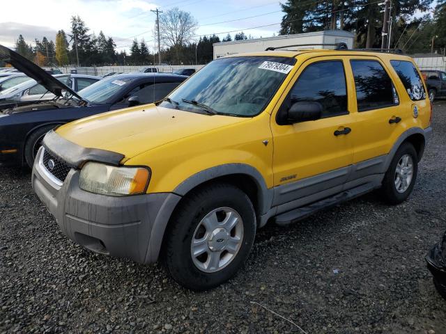 FORD ESCAPE XLT 2002 yellow  gas 1FMCU04102KB00008 photo #1