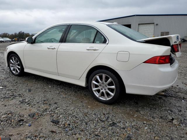 ACURA TSX 2007 white  gas JH4CL969X7C021153 photo #3