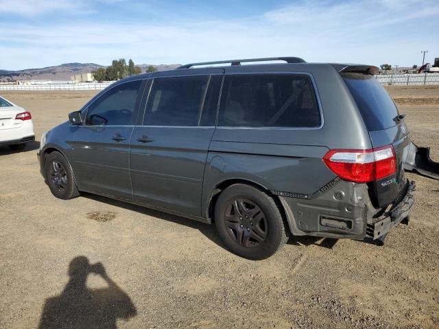 HONDA ODYSSEY EX 2007 green  gas 5FNRL38447B409492 photo #3