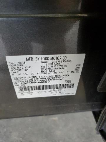 2018 FORD EDGE TITANIUM 2FMPK4K93JBB68254