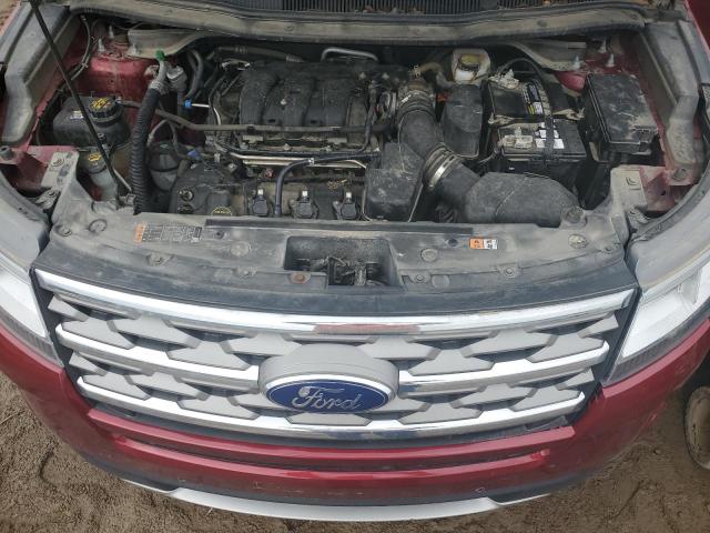 VIN 1FM5K8D84JGA87971 2018 Ford Explorer, Xlt no.12