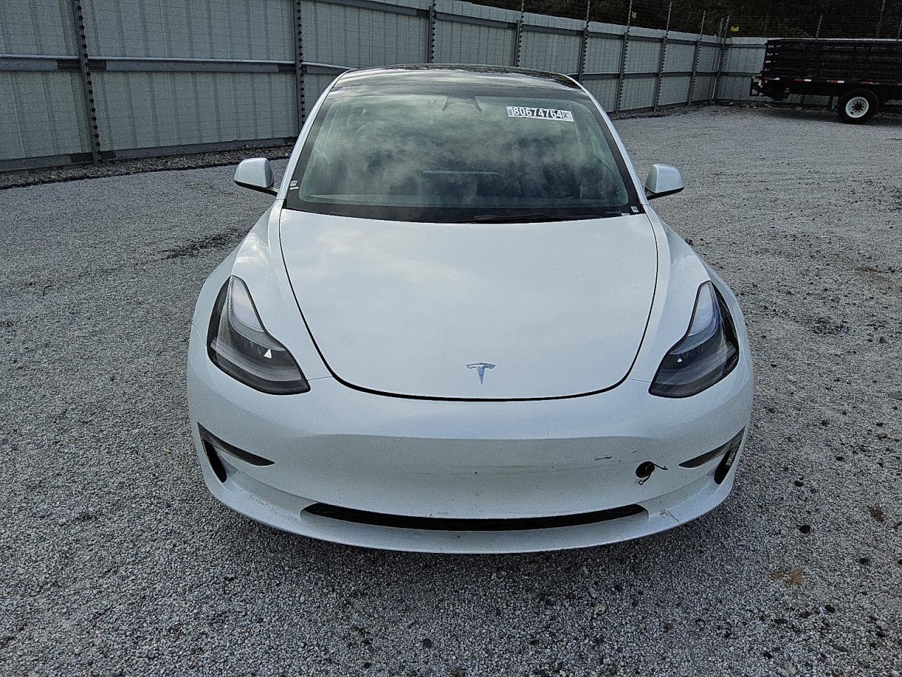 Lot #2991303117 2023 TESLA MODEL 3