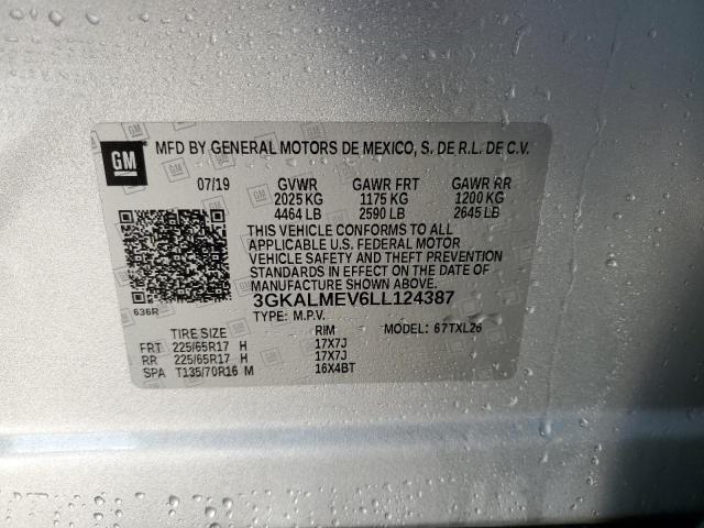 2020 GMC TERRAIN SL - 3GKALMEV6LL124387