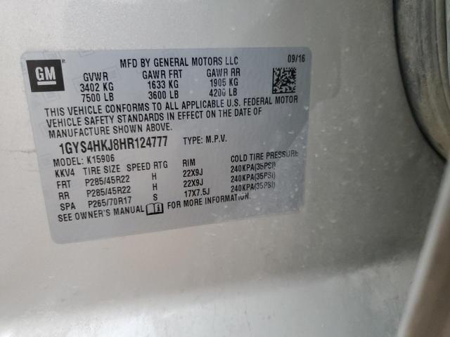 2017 CADILLAC ESCALADE E - 1GYS4HKJ8HR124777