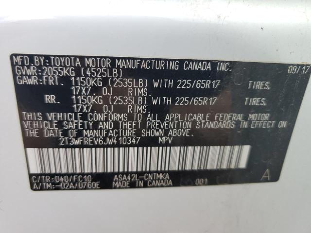2018 TOYOTA RAV4 ADVEN - 2T3WFREV6JW410347