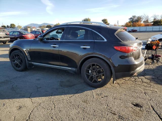 INFINITI QX70 2014 black  gas JN8BS1MW4EM400137 photo #3